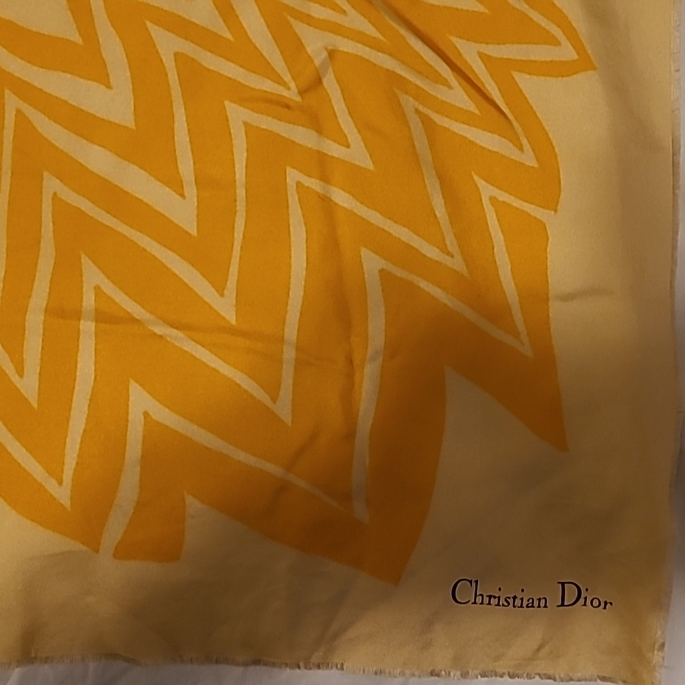 Christian Dior silk scarf